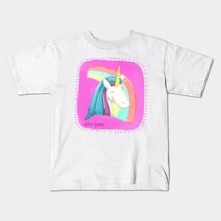 Watercolor unicorn Kids T-Shirt